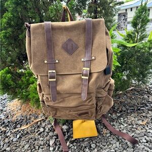 Modoker Tech Backpack w/USB Port – Vintage Canvas NWT